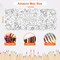 Thanksgiving Giant Coloring Poster/Tablecloth-Thanksgiving Crafts for Kids-30 x 72 Inches Jumbo Paper Coloring Banner Thanksgiving Games Activities for Kids Gifts - Thanksgiving Decorations